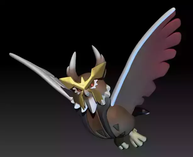 Fakemon Mega Evolution Pokemon Noctowl