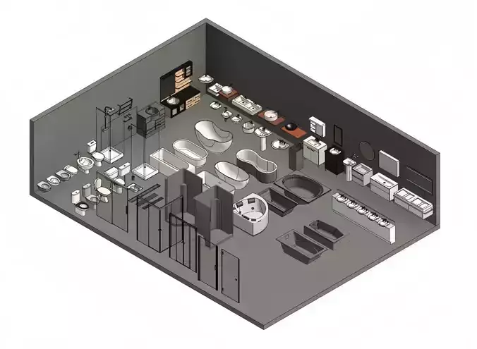Bathroom 3D Asset Pack