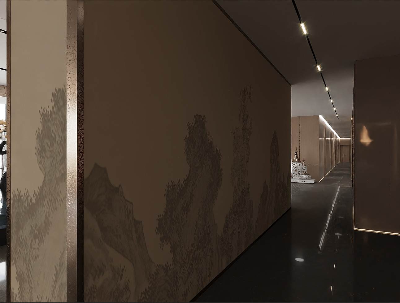 Modern hotel 3D model_4