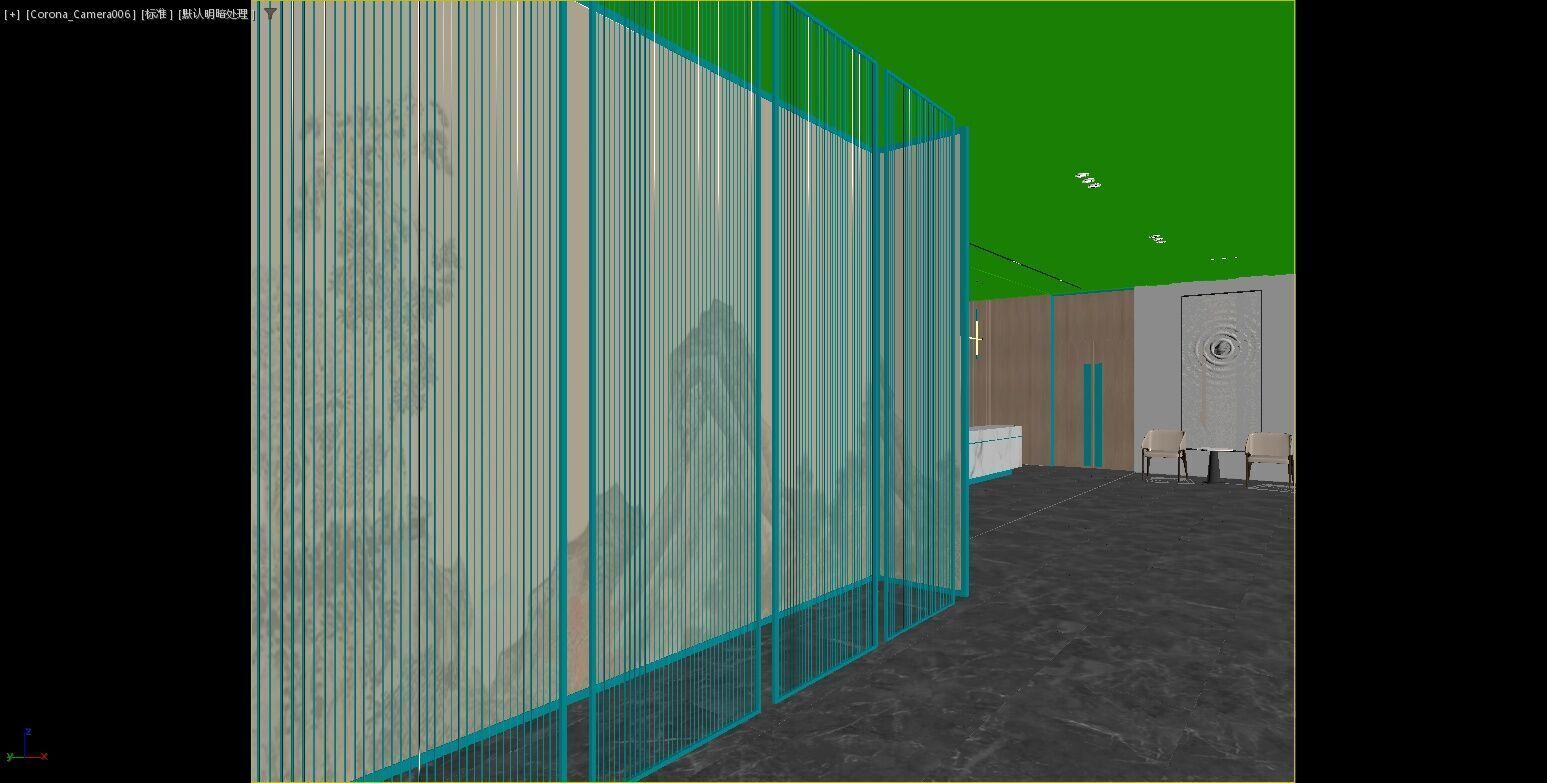 Modern hotel 3D model_10