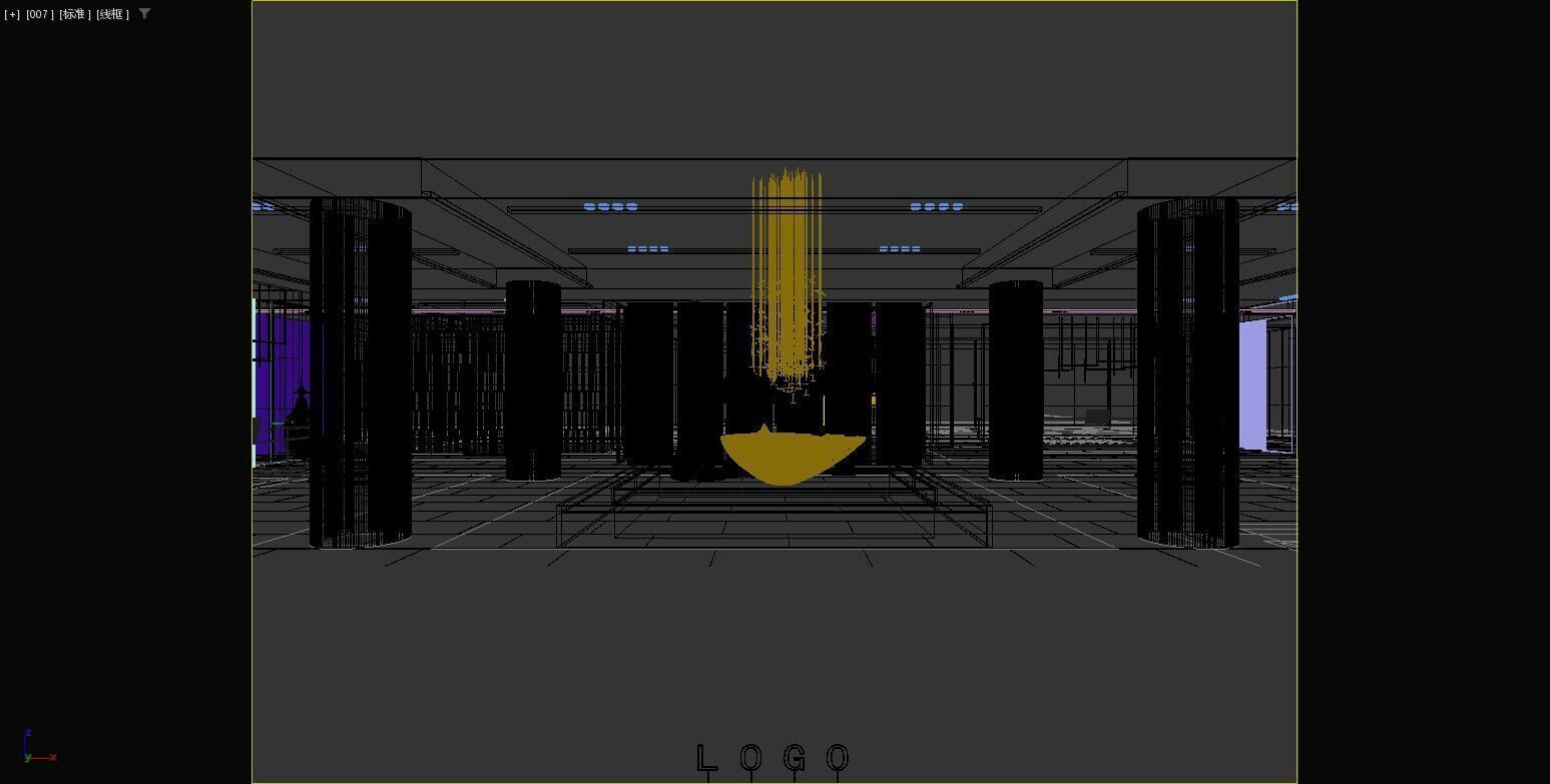 Modern hotel 3D model_8