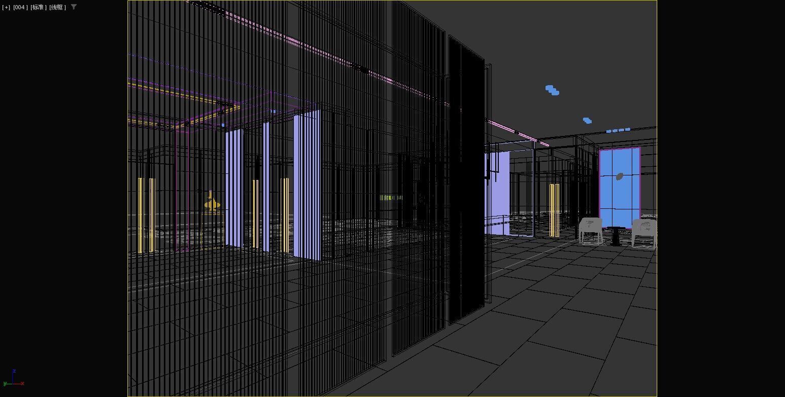 Modern hotel 3D model_7