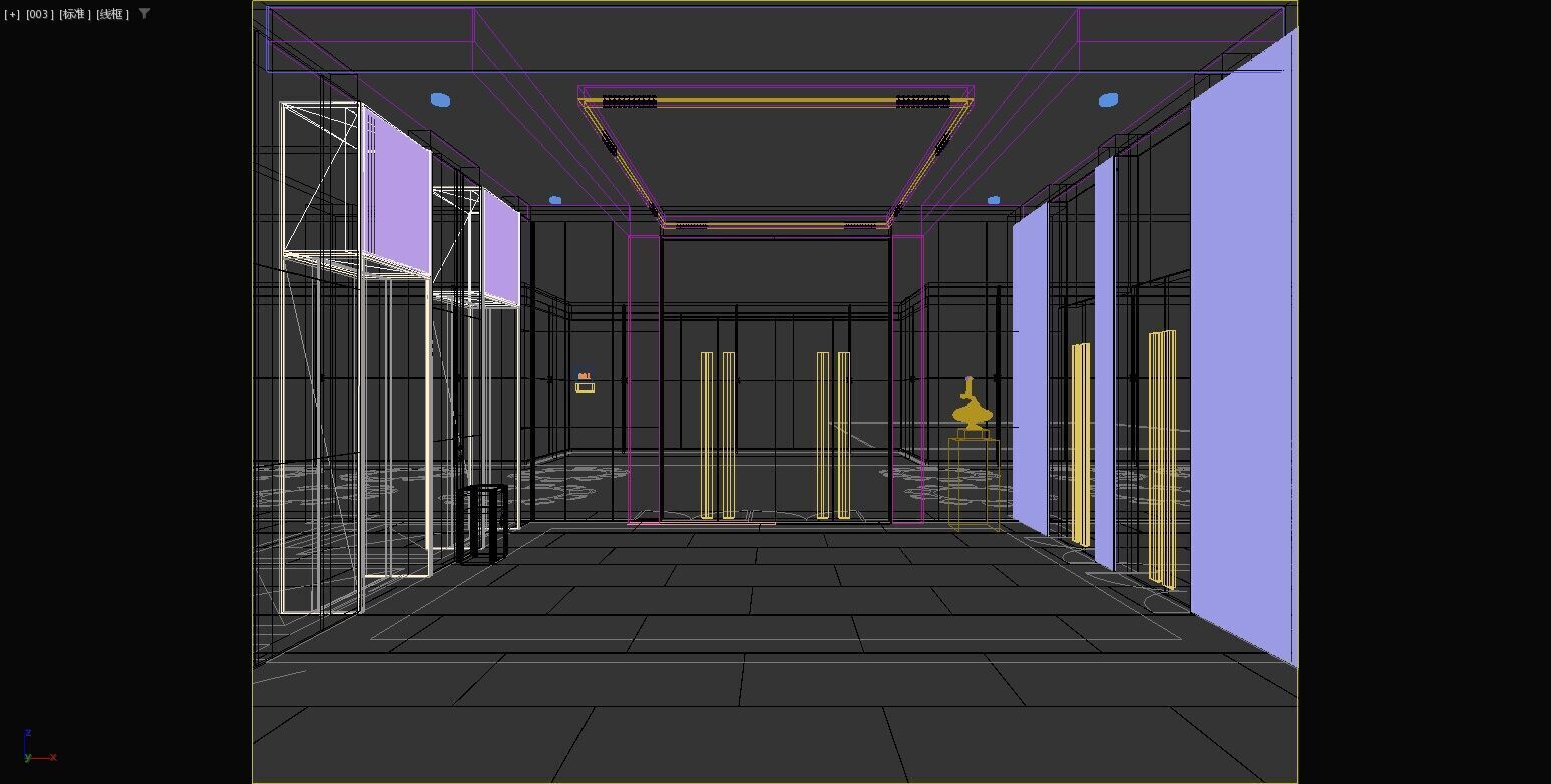 Modern hotel 3D model_9