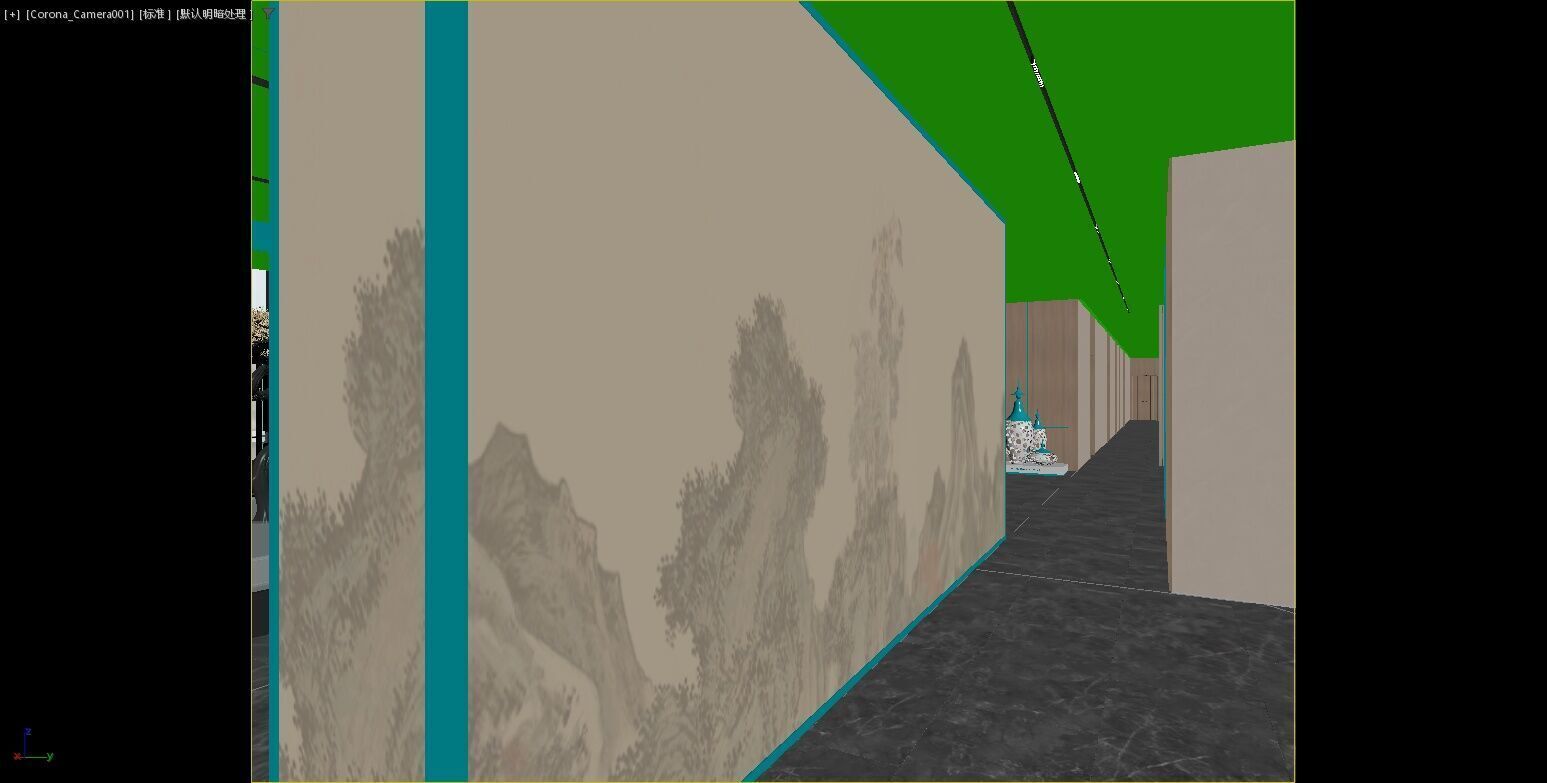 Modern hotel 3D model_11