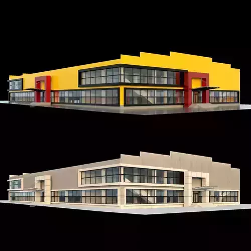 Retail store 3D model
