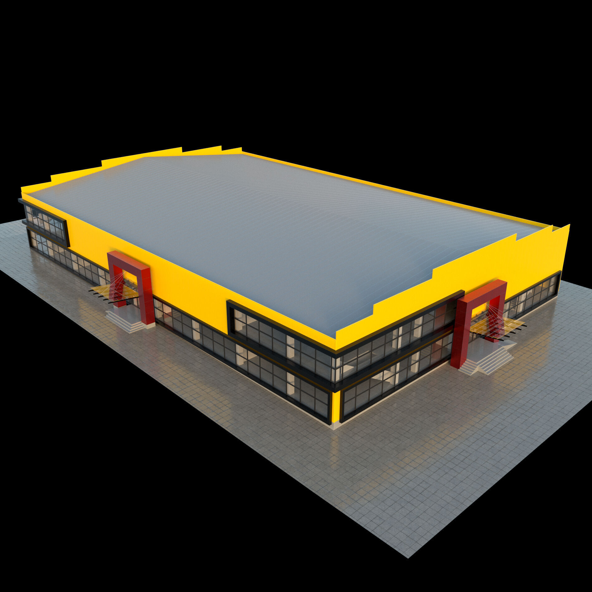 Retail store 3D model_3