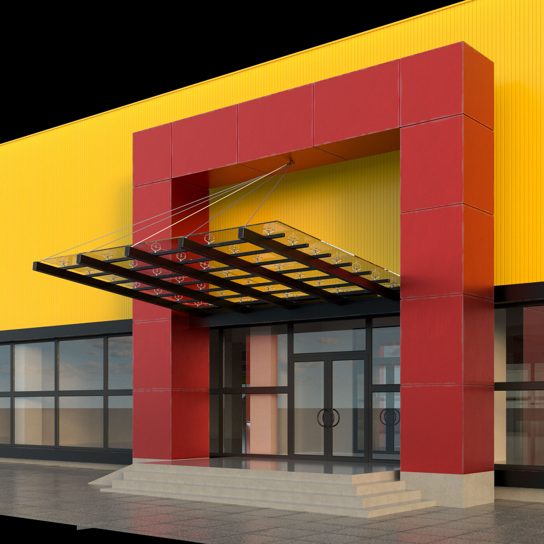 Retail store 3D model_1