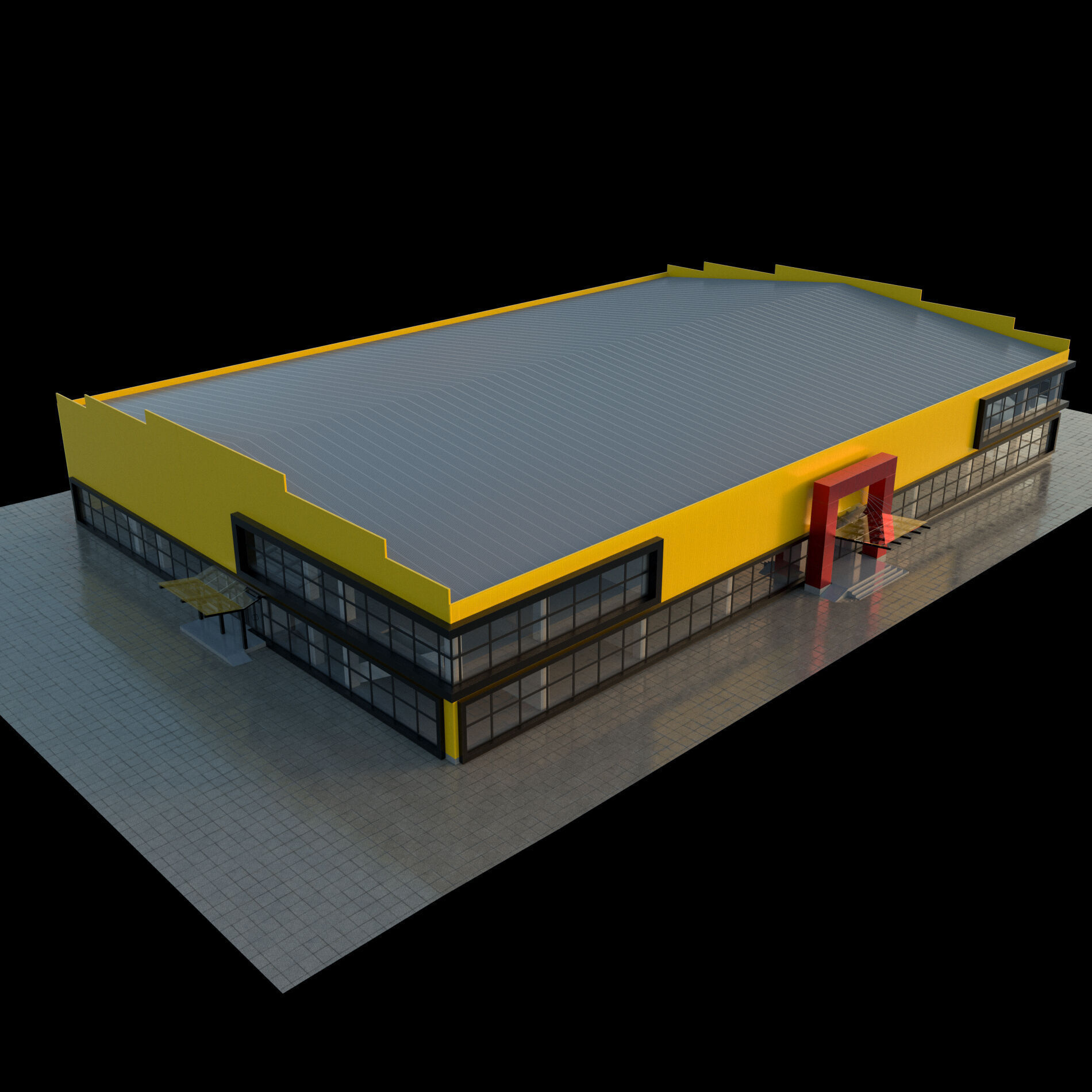 Retail store 3D model_5