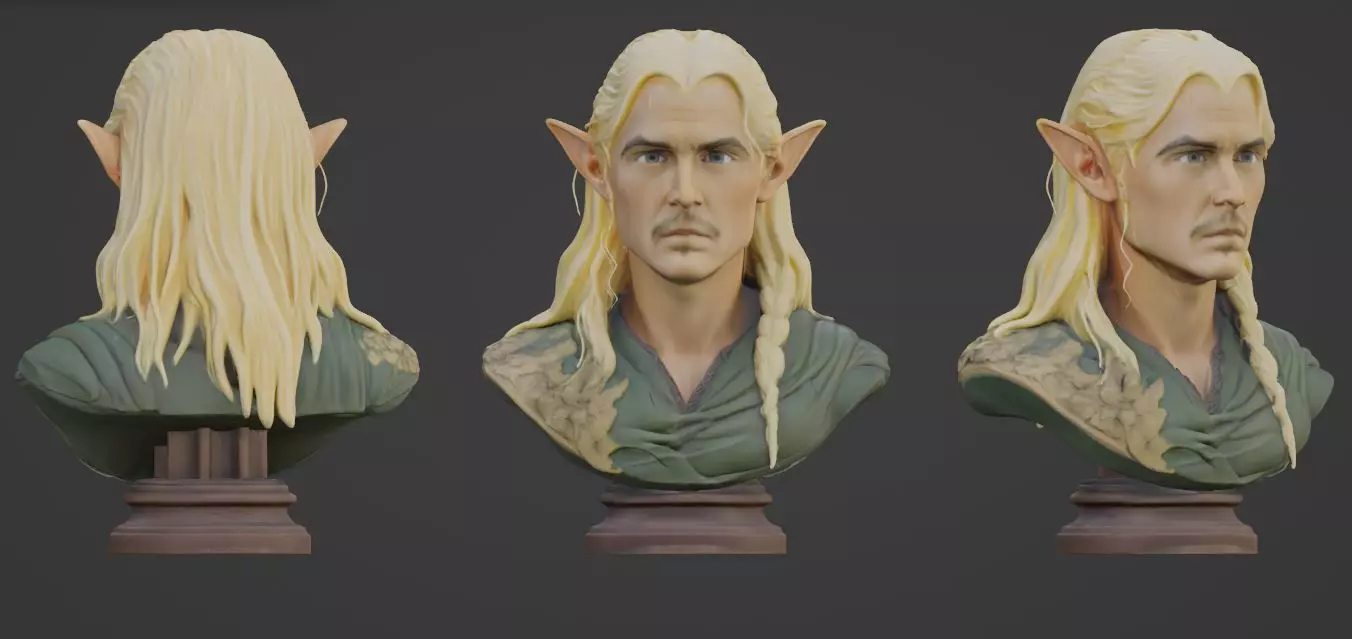 Orlando Bloom - Legolas 3D print model