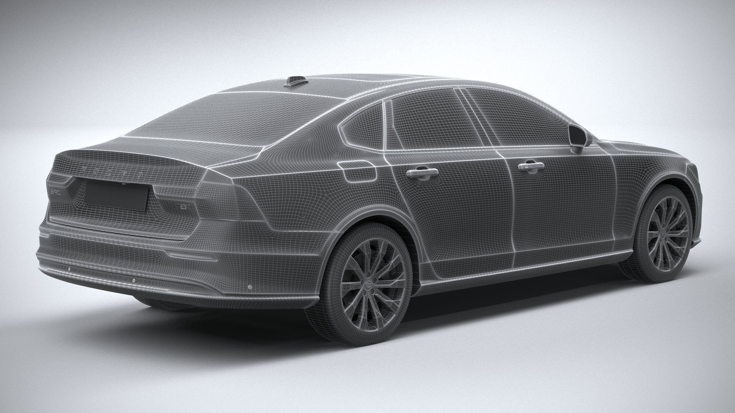 Volvo S90 2026 3D model_27
