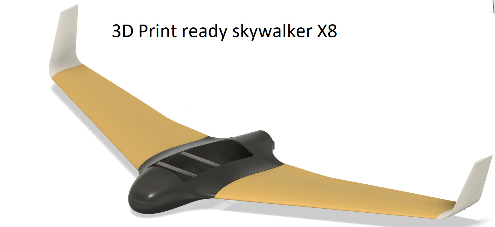 Skywalker X8 3D printable model 3D print model_3