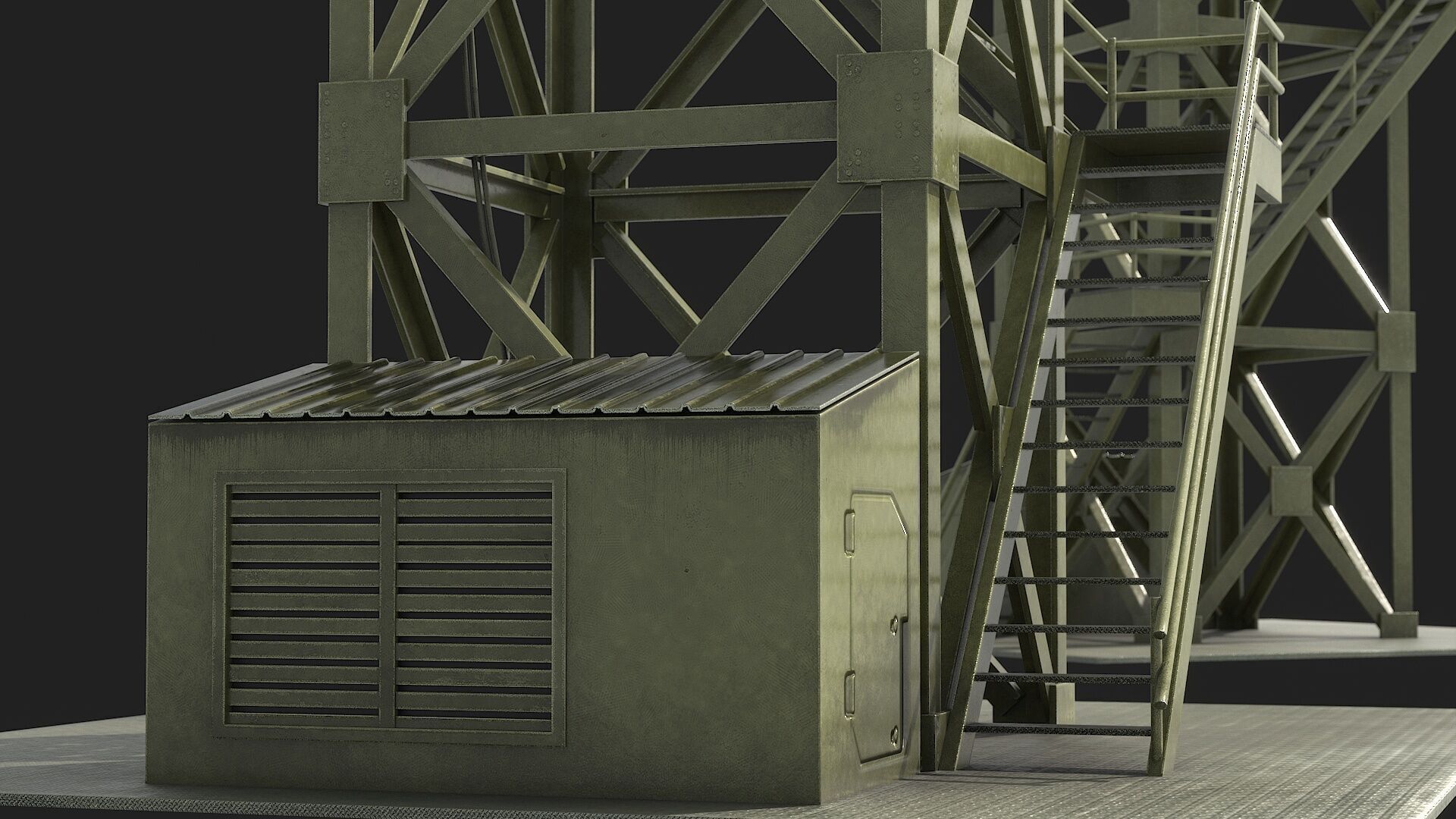 Watchtowers v3 Low-poly 3D model_6