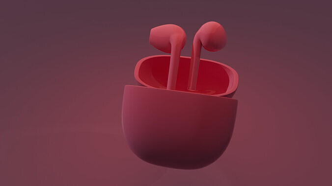 Earbuds 3D model