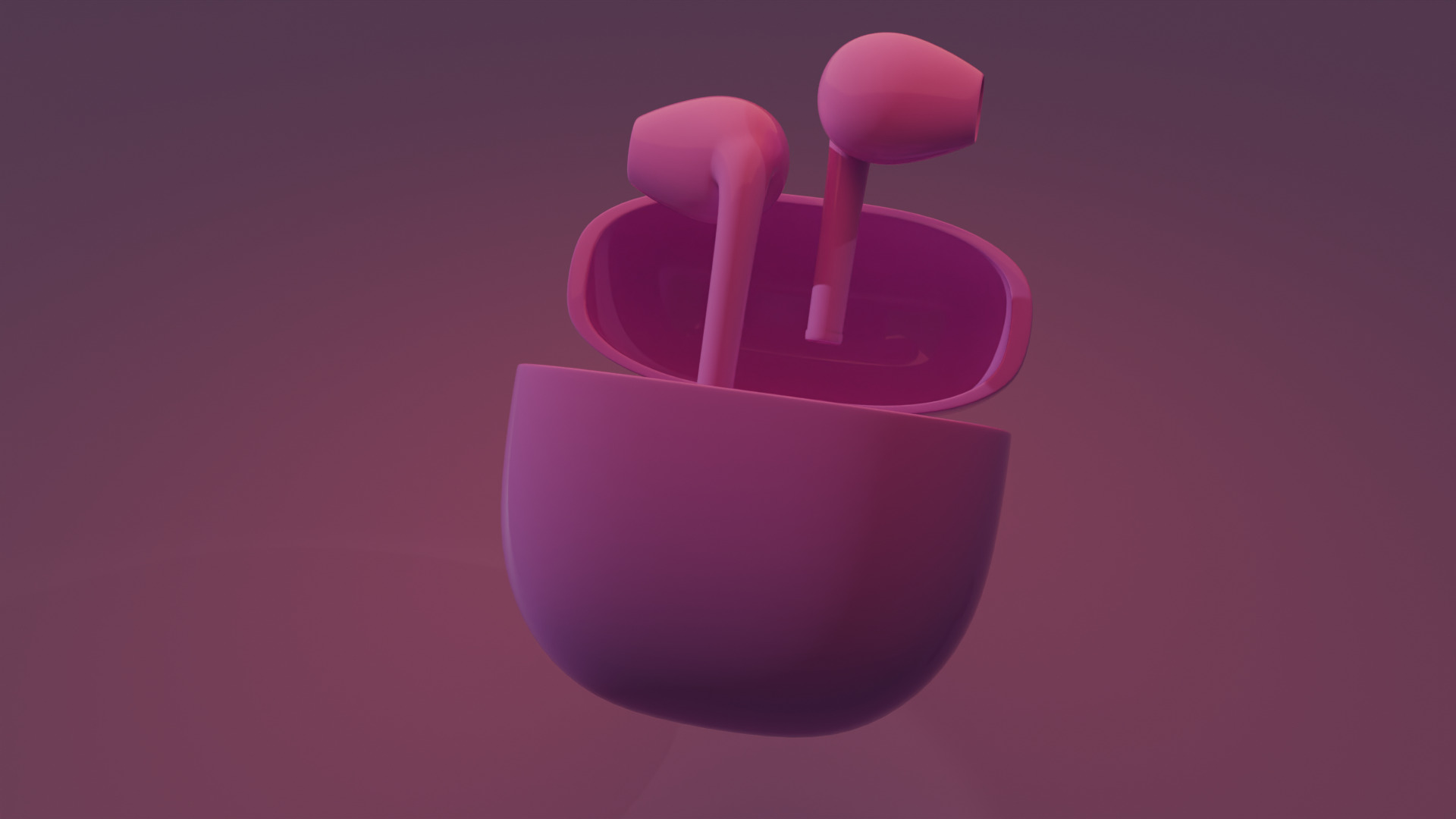 Earbuds 3D model_2