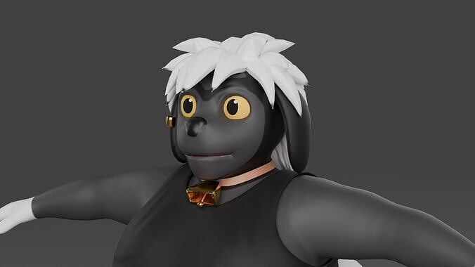 Kuro the Miltak 3D Fan Art Model 3D model
