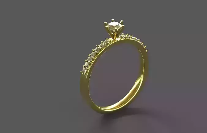 High-Quality 3D Ring Model