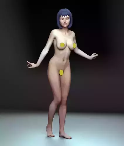 Naked Girl - Secretary