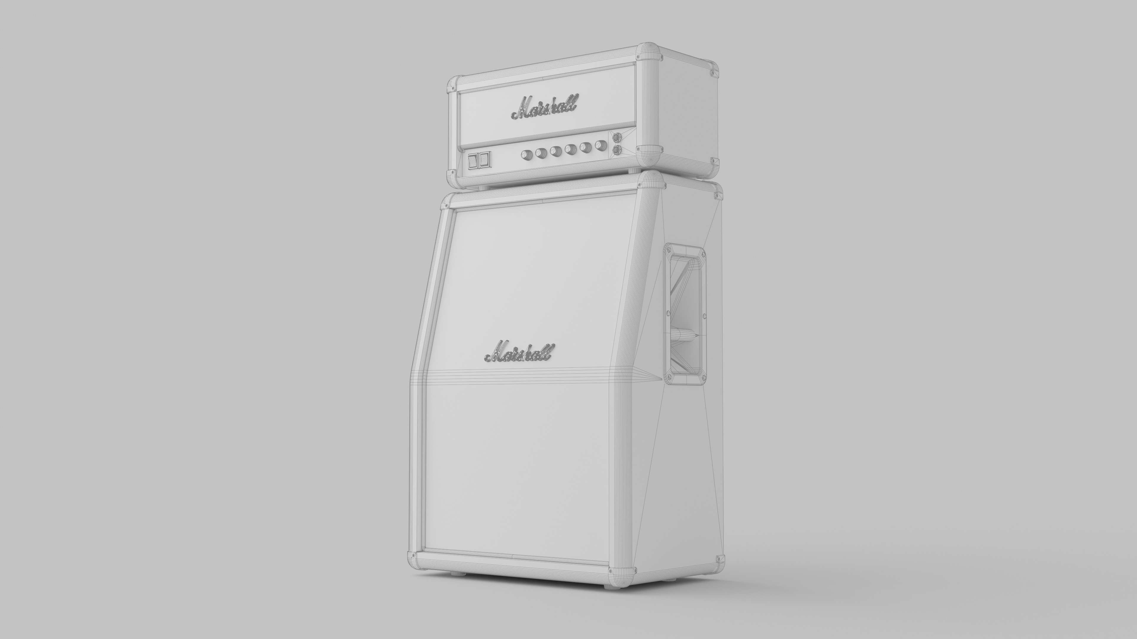 Marshall sc20 pack - JCM800 Studio 3D model_13