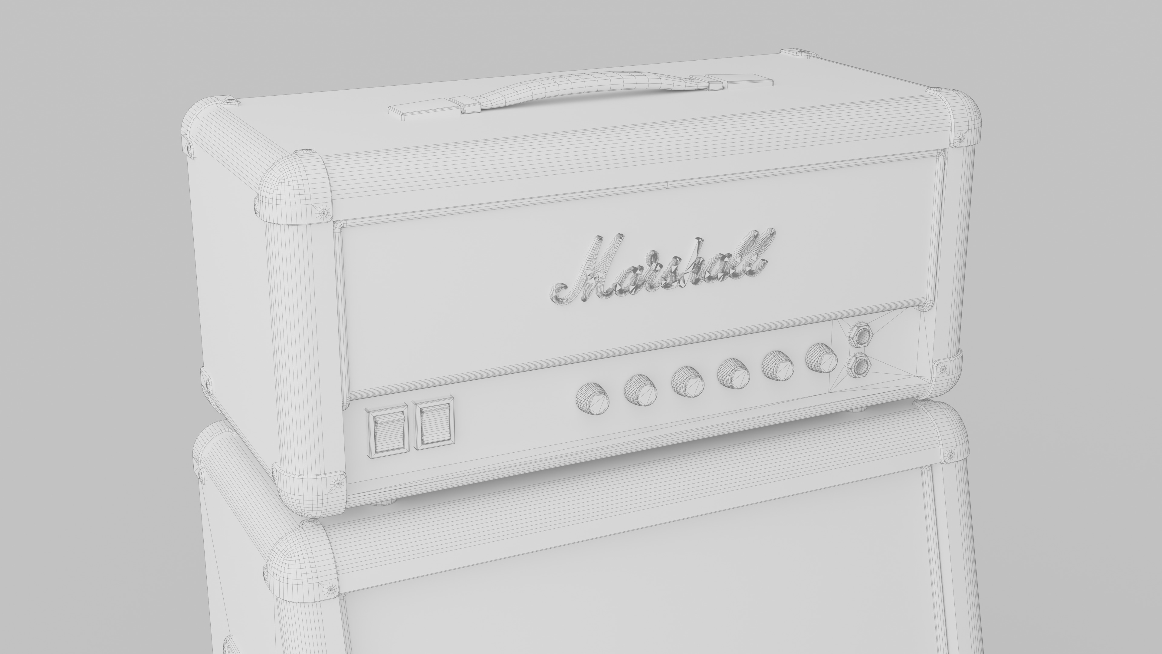 Marshall sc20 pack - JCM800 Studio 3D model_14