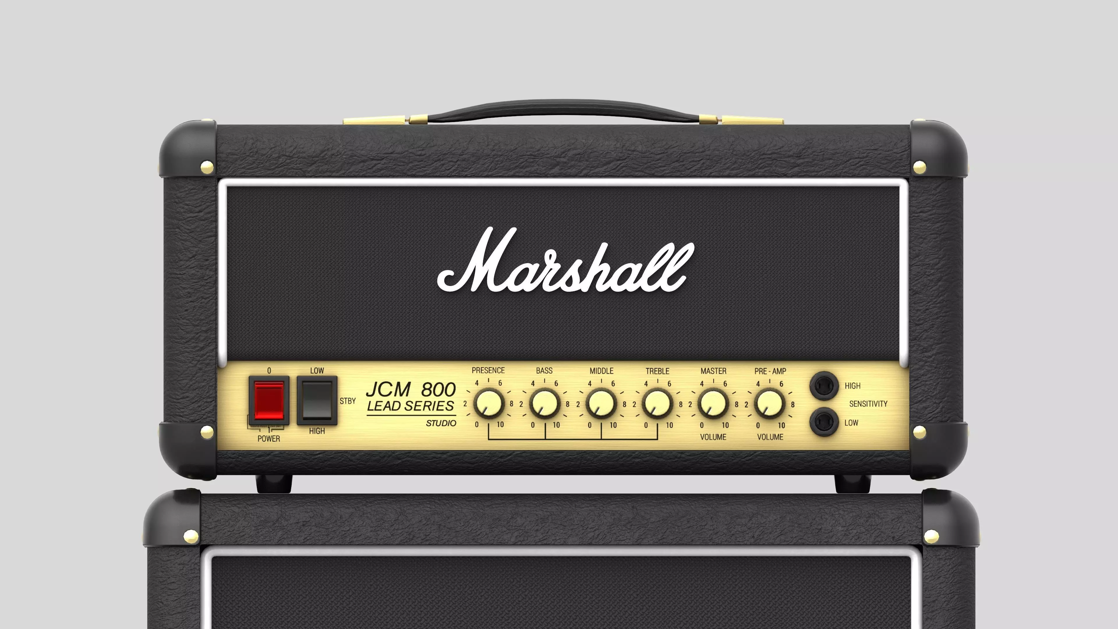 Marshall sc20 pack - JCM800 Studio 3D model_0