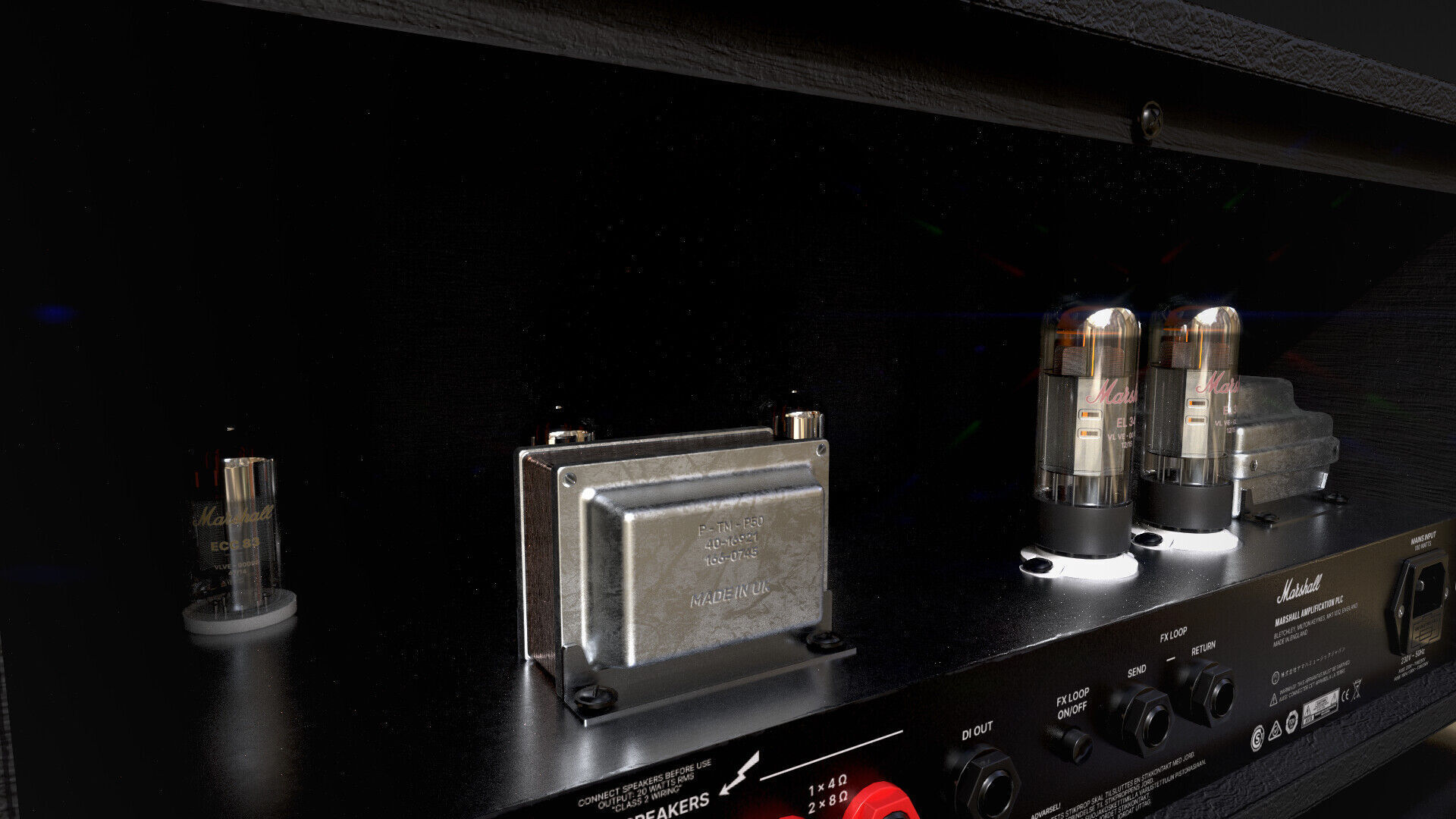 Marshall sc20 pack - JCM800 Studio 3D model_7