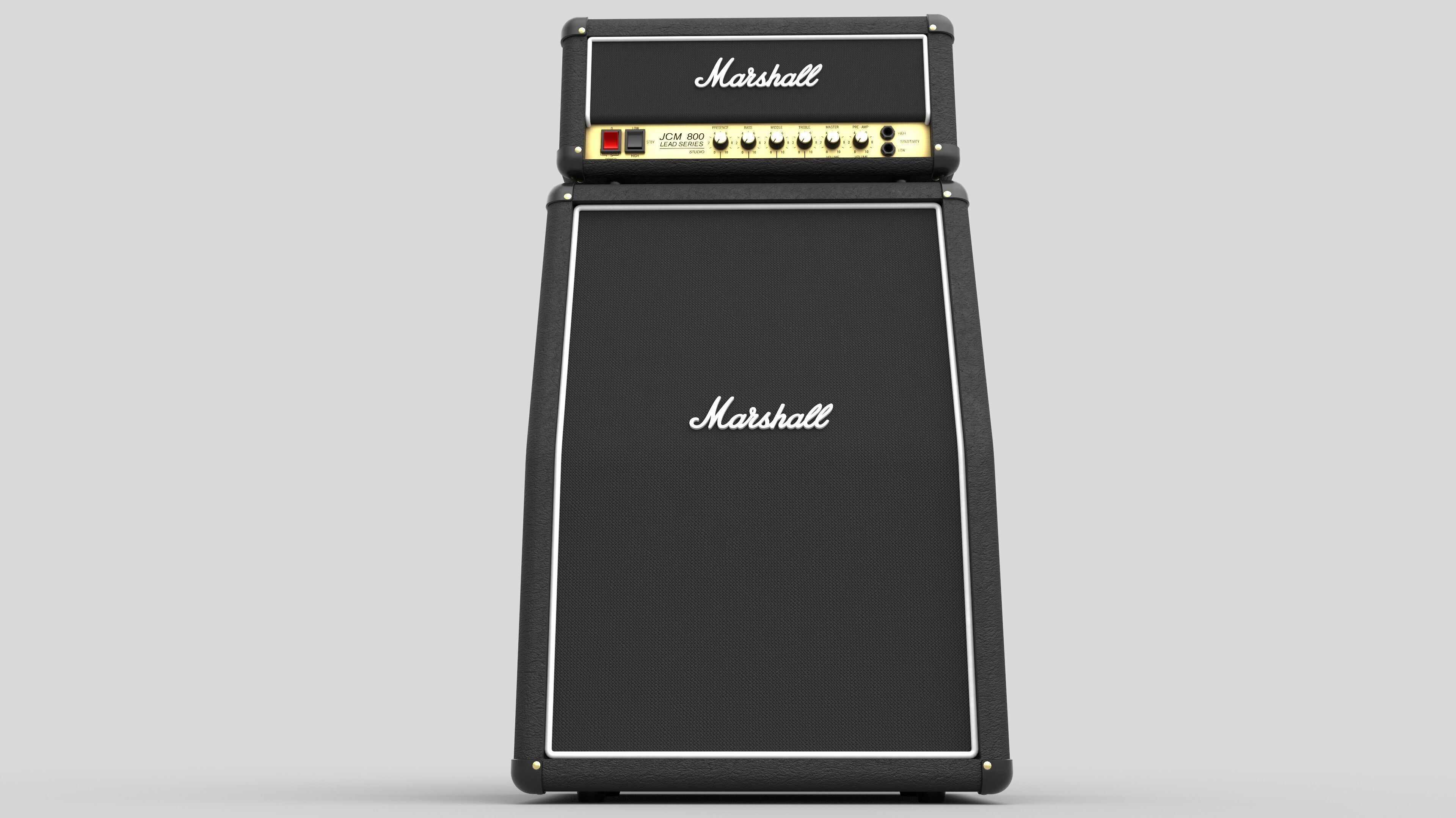 Marshall sc20 pack - JCM800 Studio 3D model_8