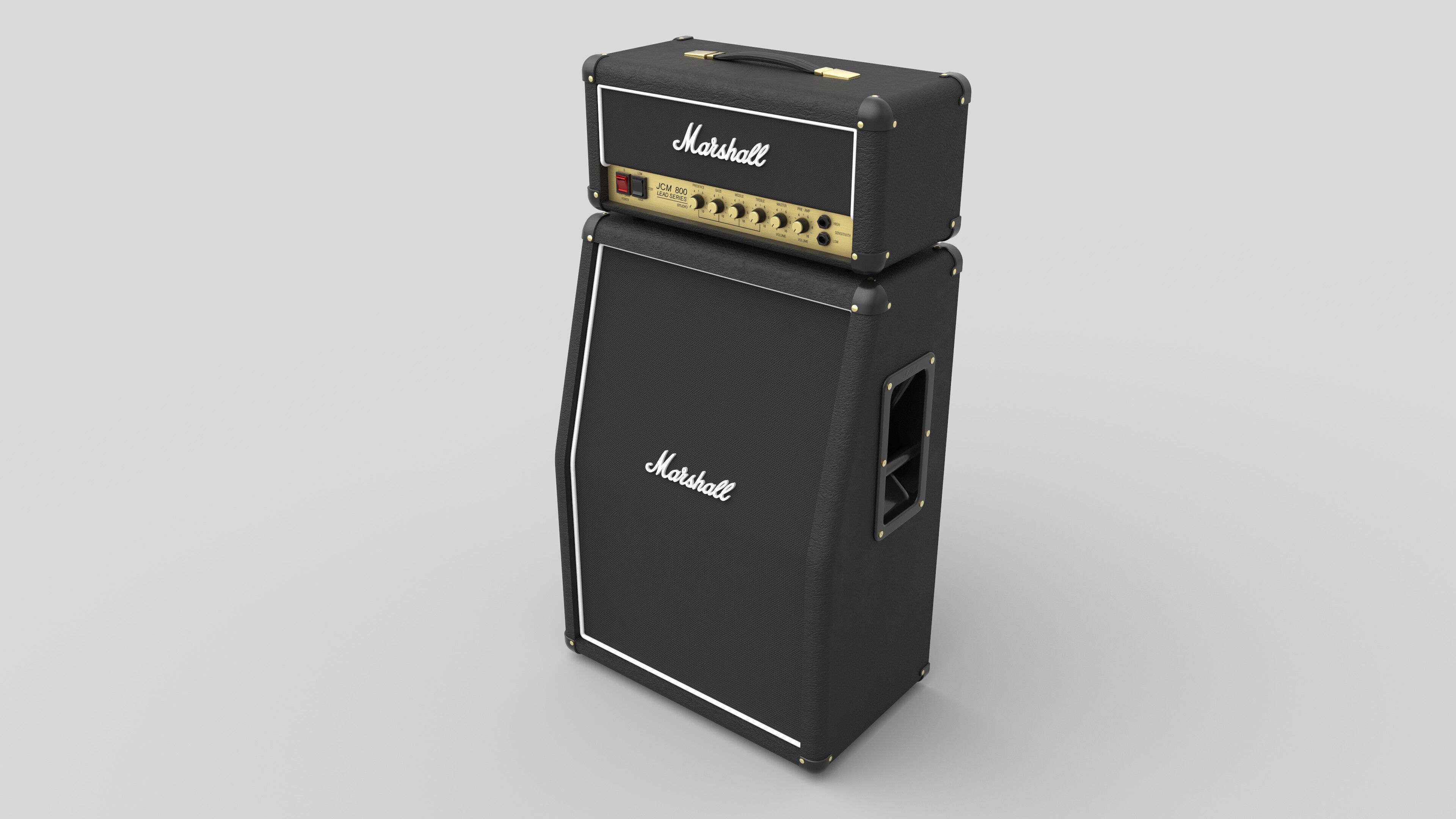 Marshall sc20 pack - JCM800 Studio 3D model_3