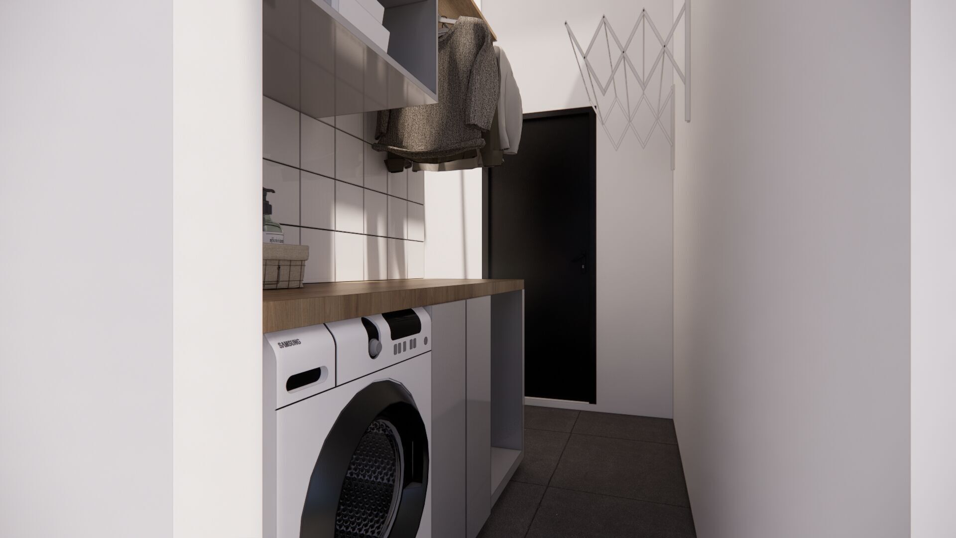 exterior  interior House design  8x13meter 1 floor 3D model_20