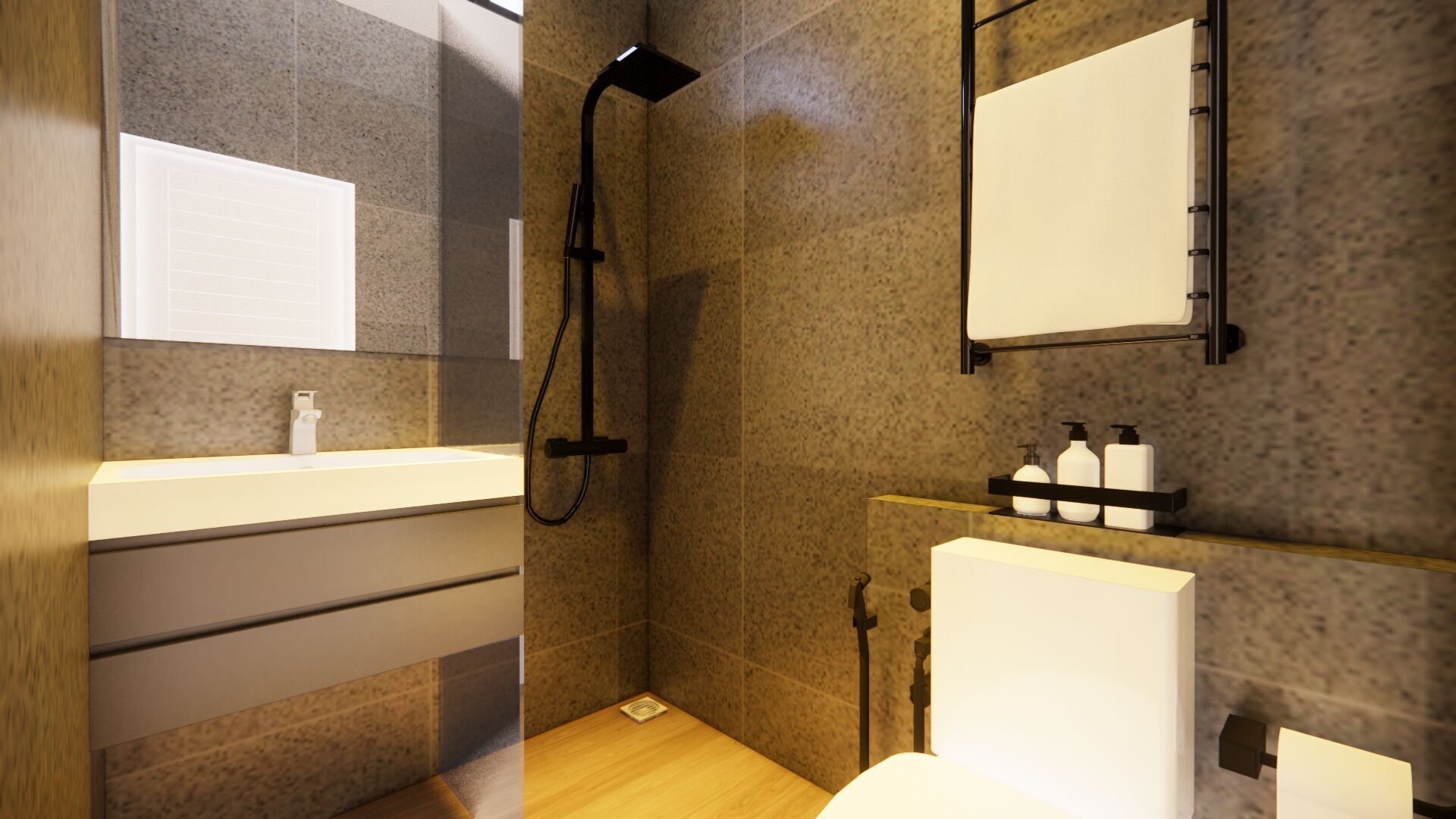 exterior  interior House design  8x13meter 1 floor 3D model_12