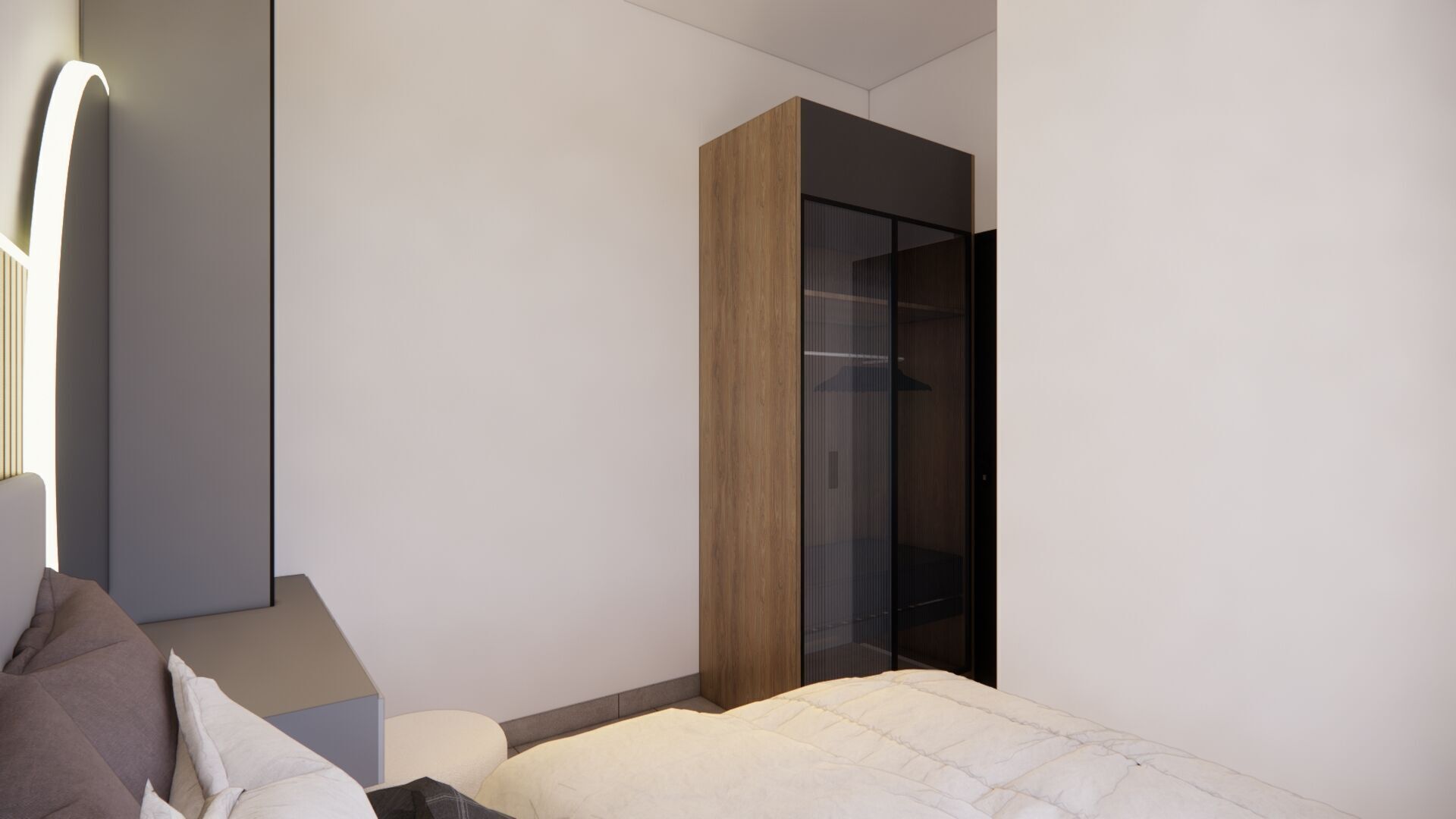 exterior  interior House design  8x13meter 1 floor 3D model_15