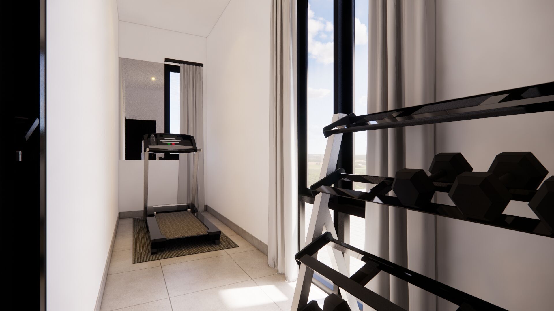 exterior  interior House design  8x13meter 1 floor 3D model_18