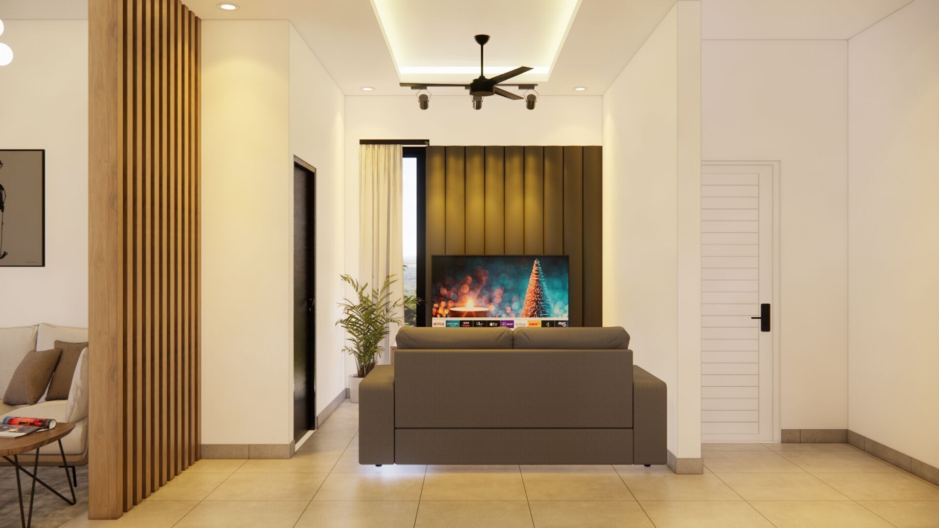 exterior  interior House design  8x13meter 1 floor 3D model_4