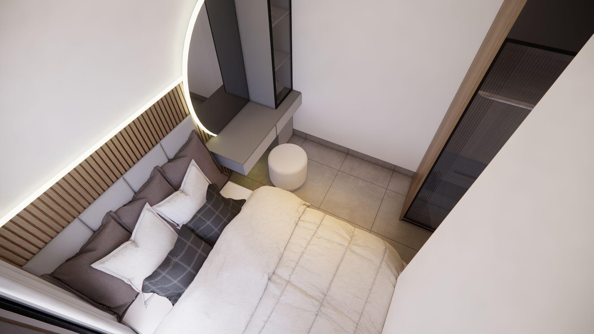 exterior  interior House design  8x13meter 1 floor 3D model_14