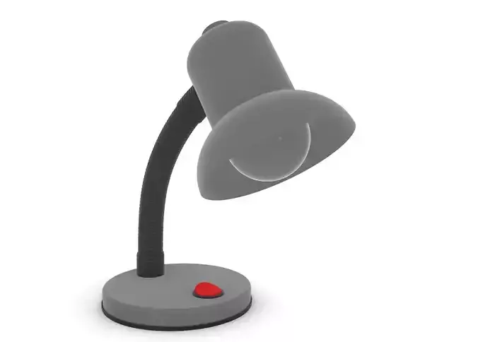 Table Lamp 3D Model   Mid Poly  PBR Textures