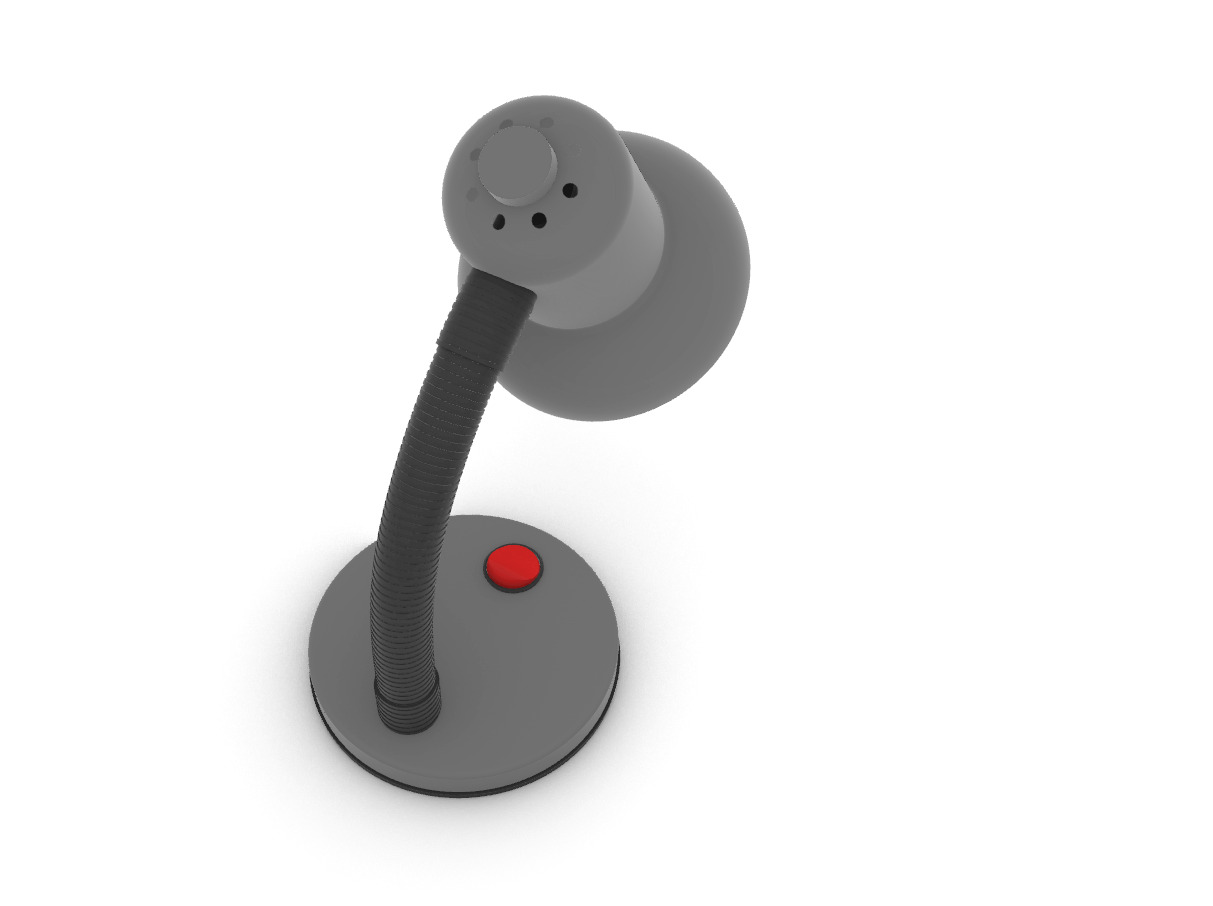 Table Lamp 3D Model   Mid Poly  PBR Textures 3D model_2