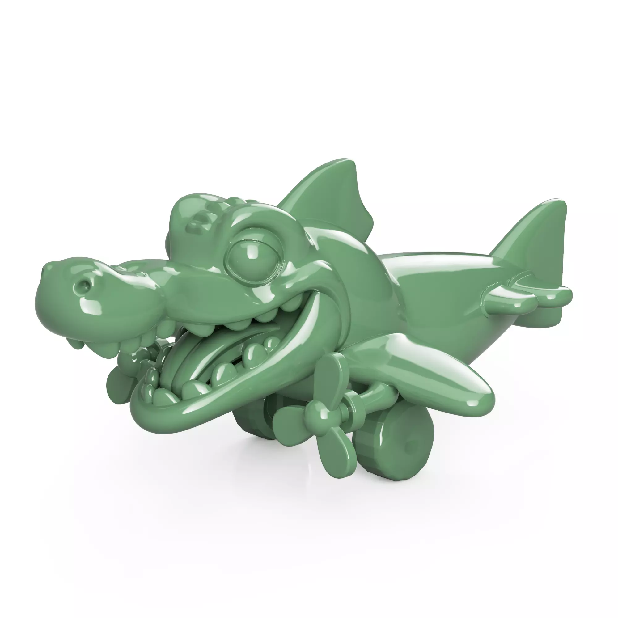 Bombardino Crocodilo Free 3D print model