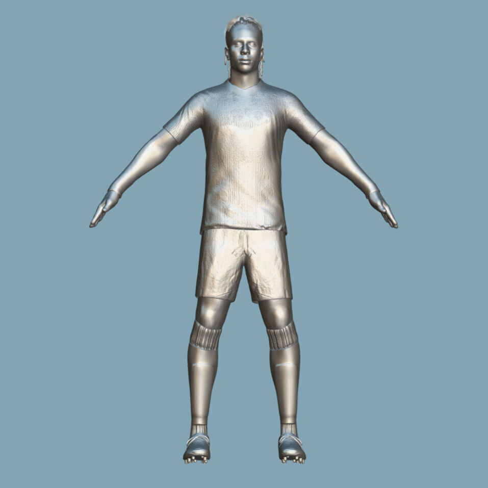 T-Pose Rigged Michael Olise Bayern Munich 24-25 3D model_4