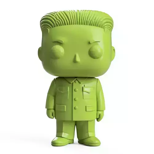 Kim Jong Un Funko Art Toy 3D print model