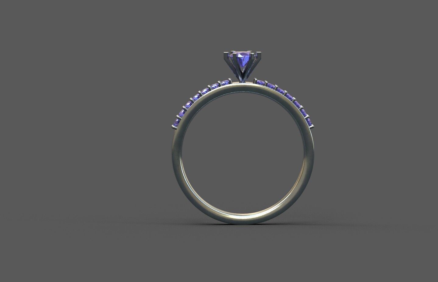 High-Quality 3D Ring Model Pack 4 Low-poly 3D model_7