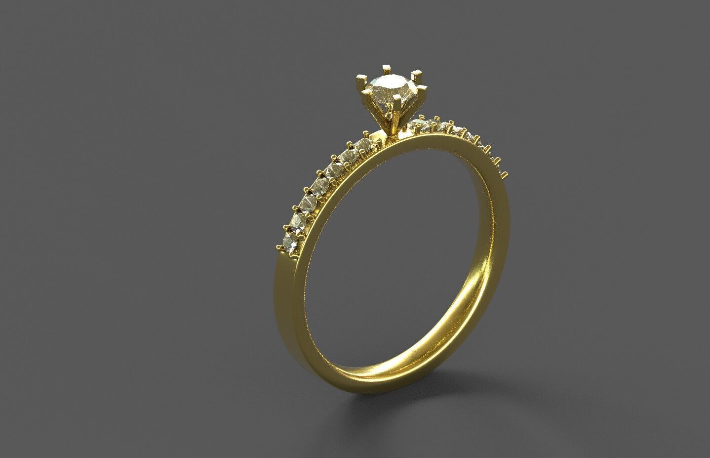 High-Quality 3D Ring Model Pack 4 Low-poly 3D model_1