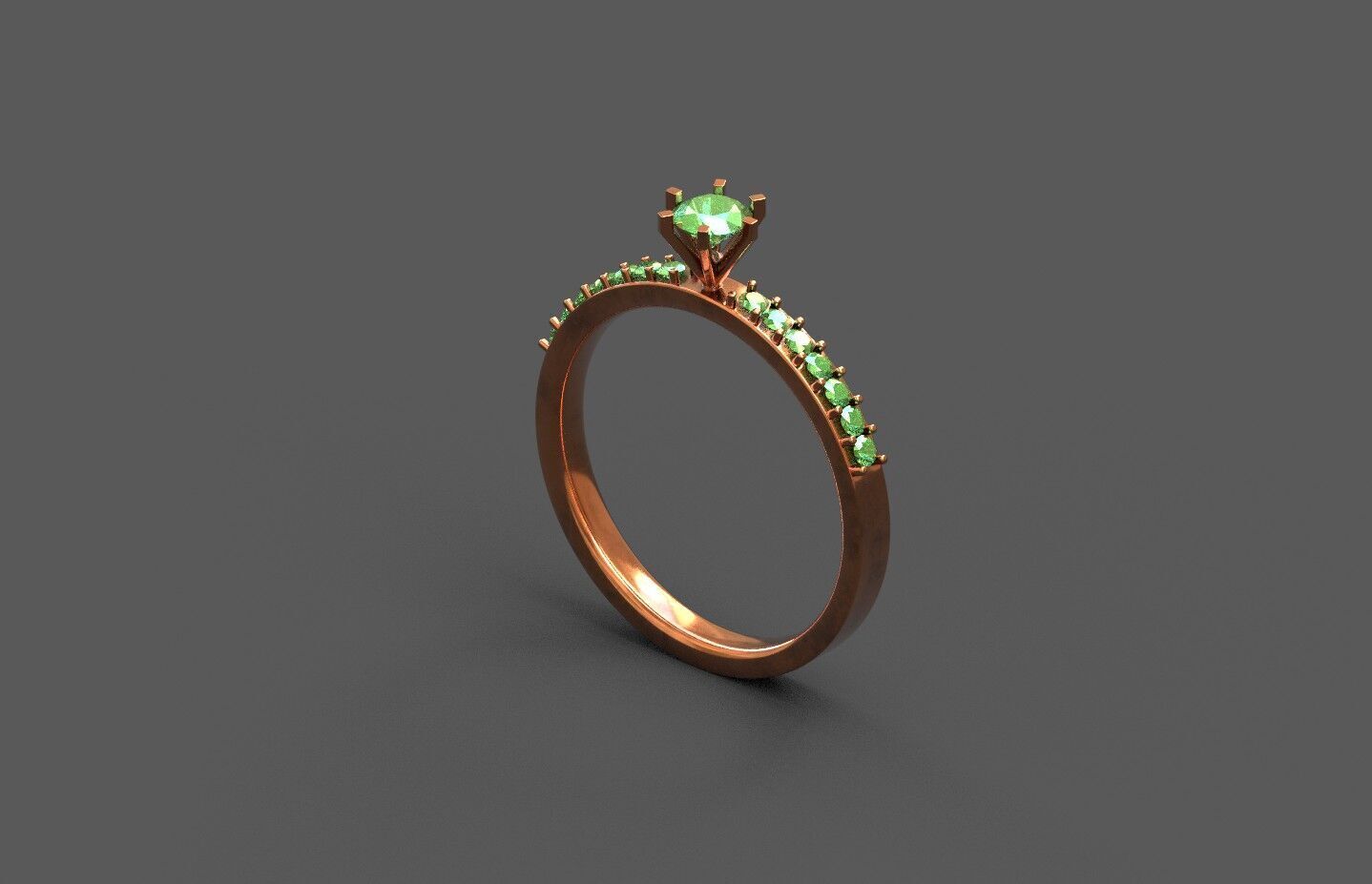 High-Quality 3D Ring Model Pack 4 Low-poly 3D model_13