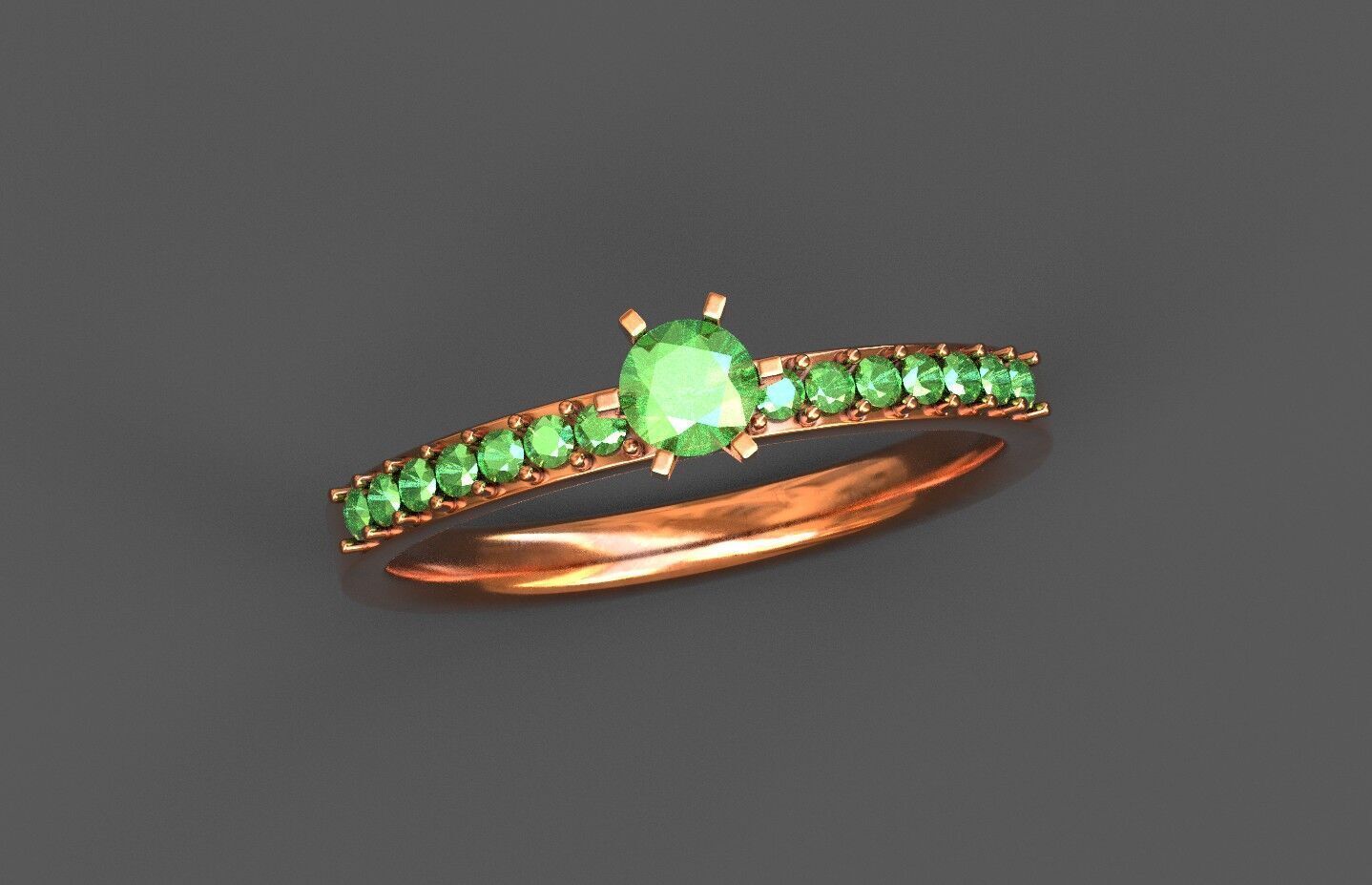 High-Quality 3D Ring Model Pack 4 Low-poly 3D model_15