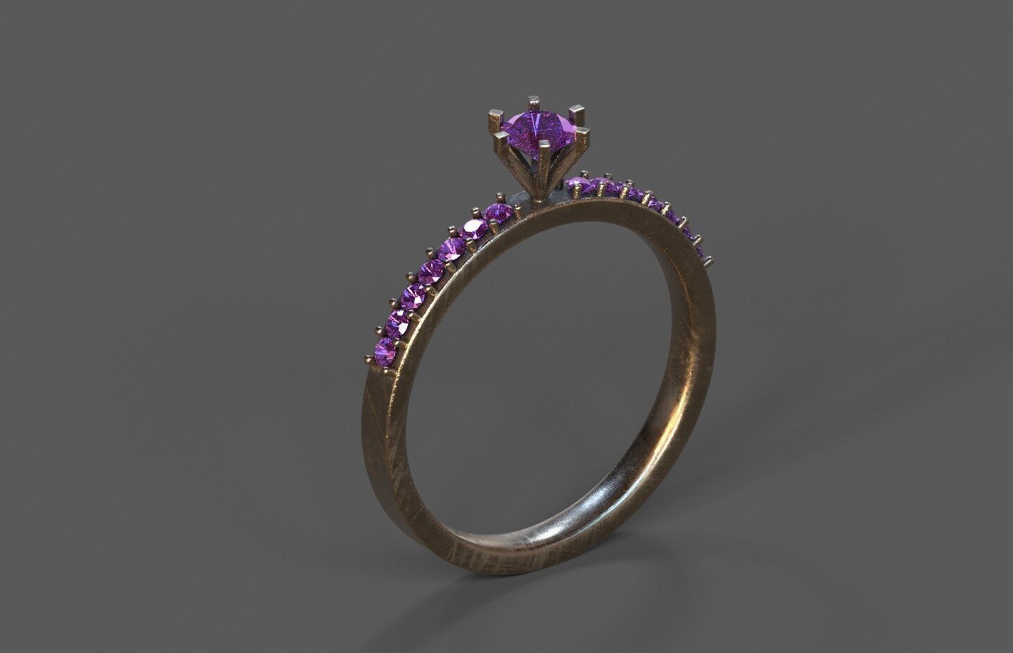 High-Quality 3D Ring Model Pack 4 Low-poly 3D model_16