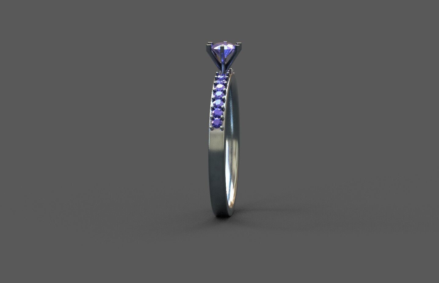 High-Quality 3D Ring Model Pack 4 Low-poly 3D model_9