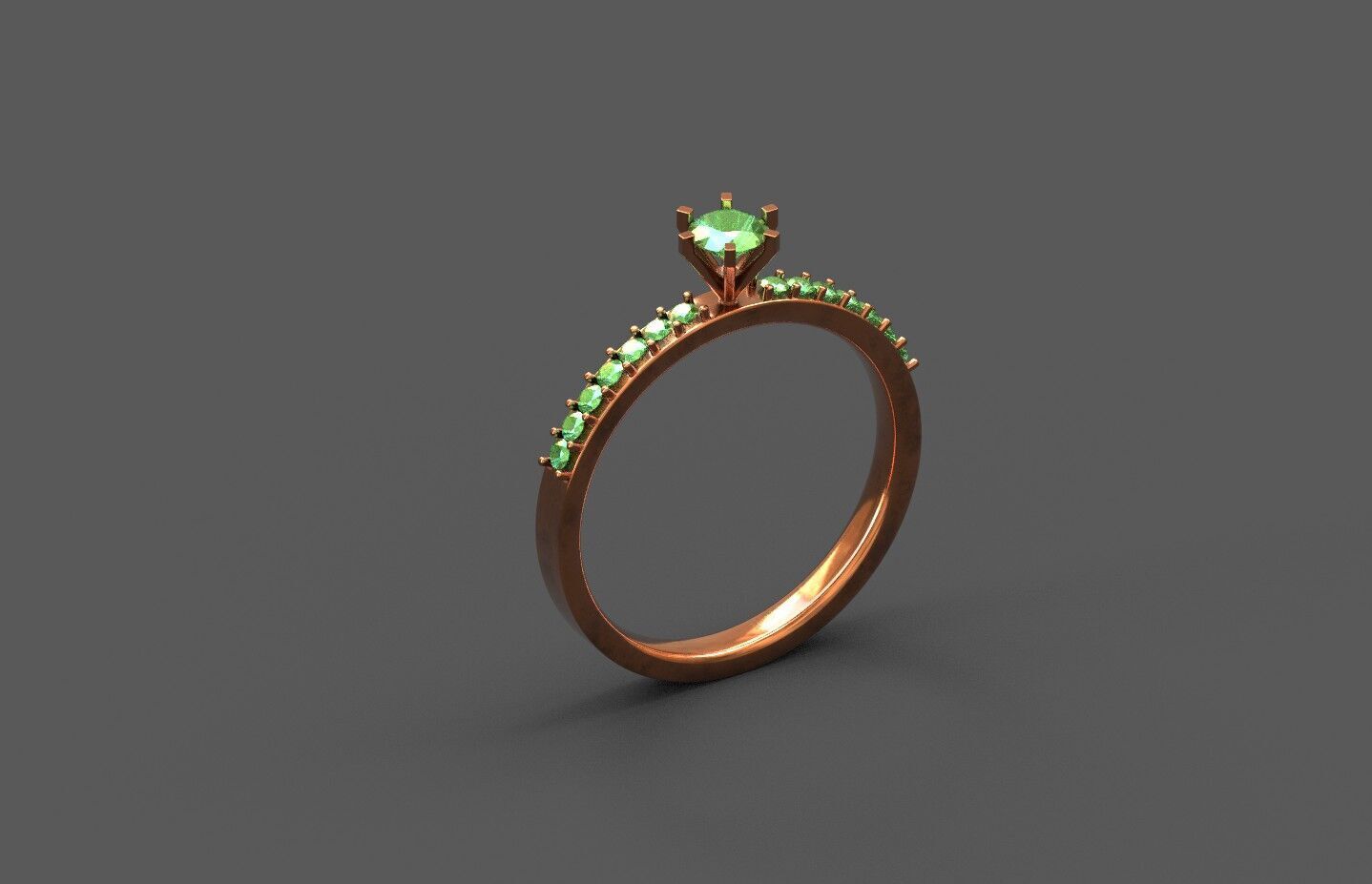 High-Quality 3D Ring Model Pack 4 Low-poly 3D model_11