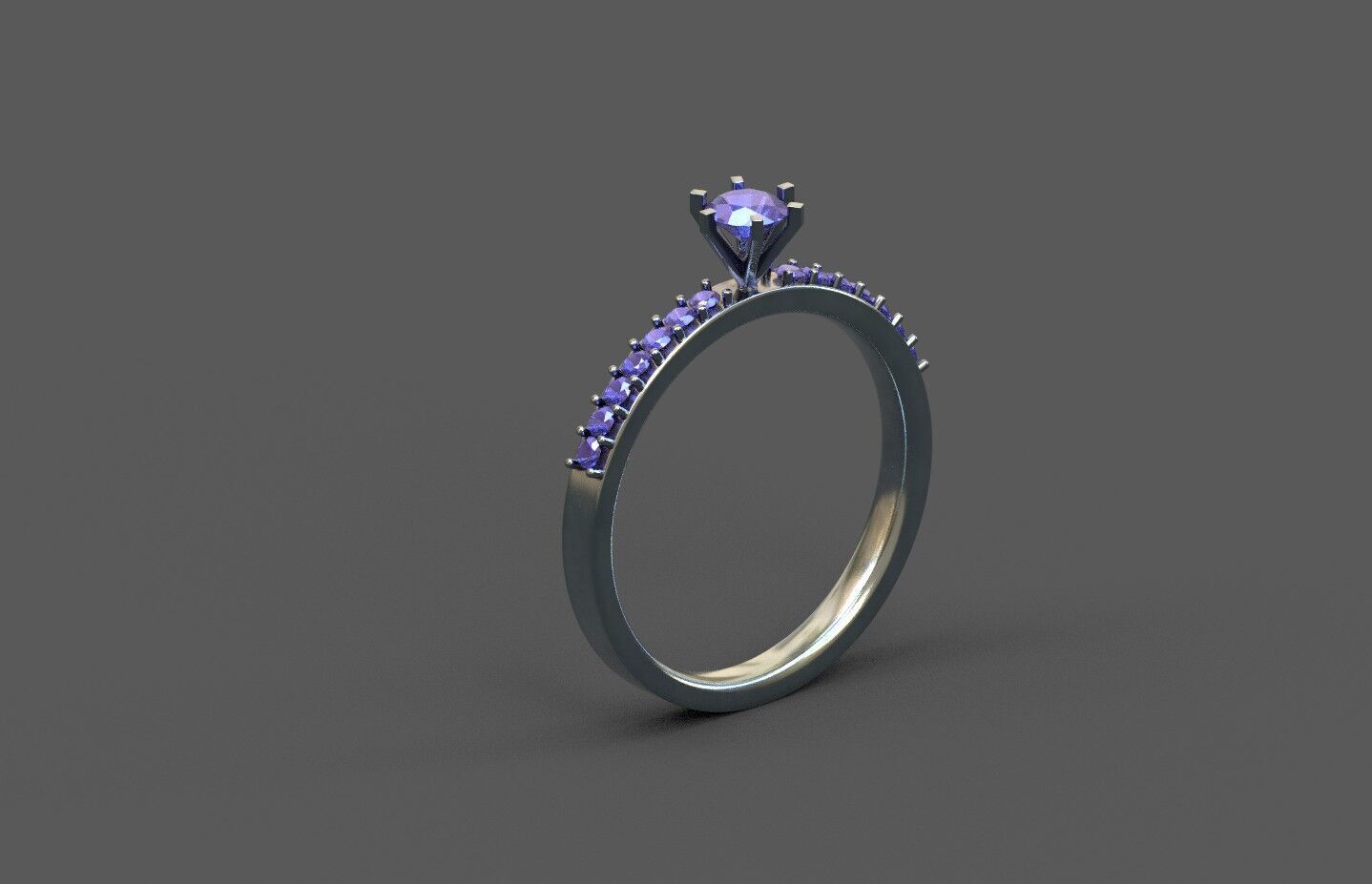 High-Quality 3D Ring Model Pack 4 Low-poly 3D model_6