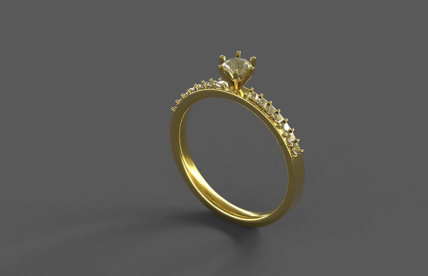 High-Quality 3D Ring Model Pack 4 Low-poly 3D model_3