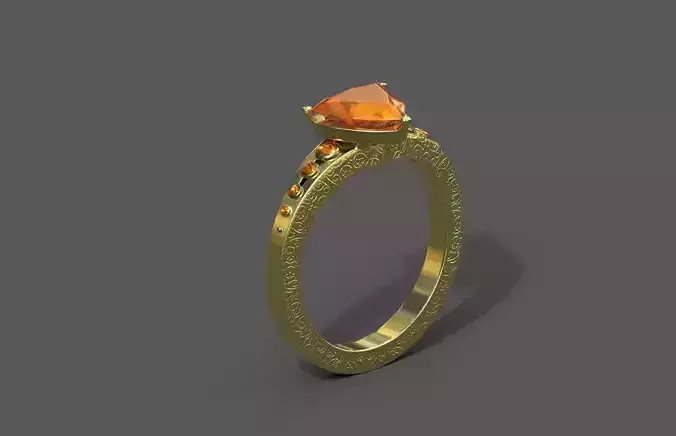 High-Quality 3D Ring Model