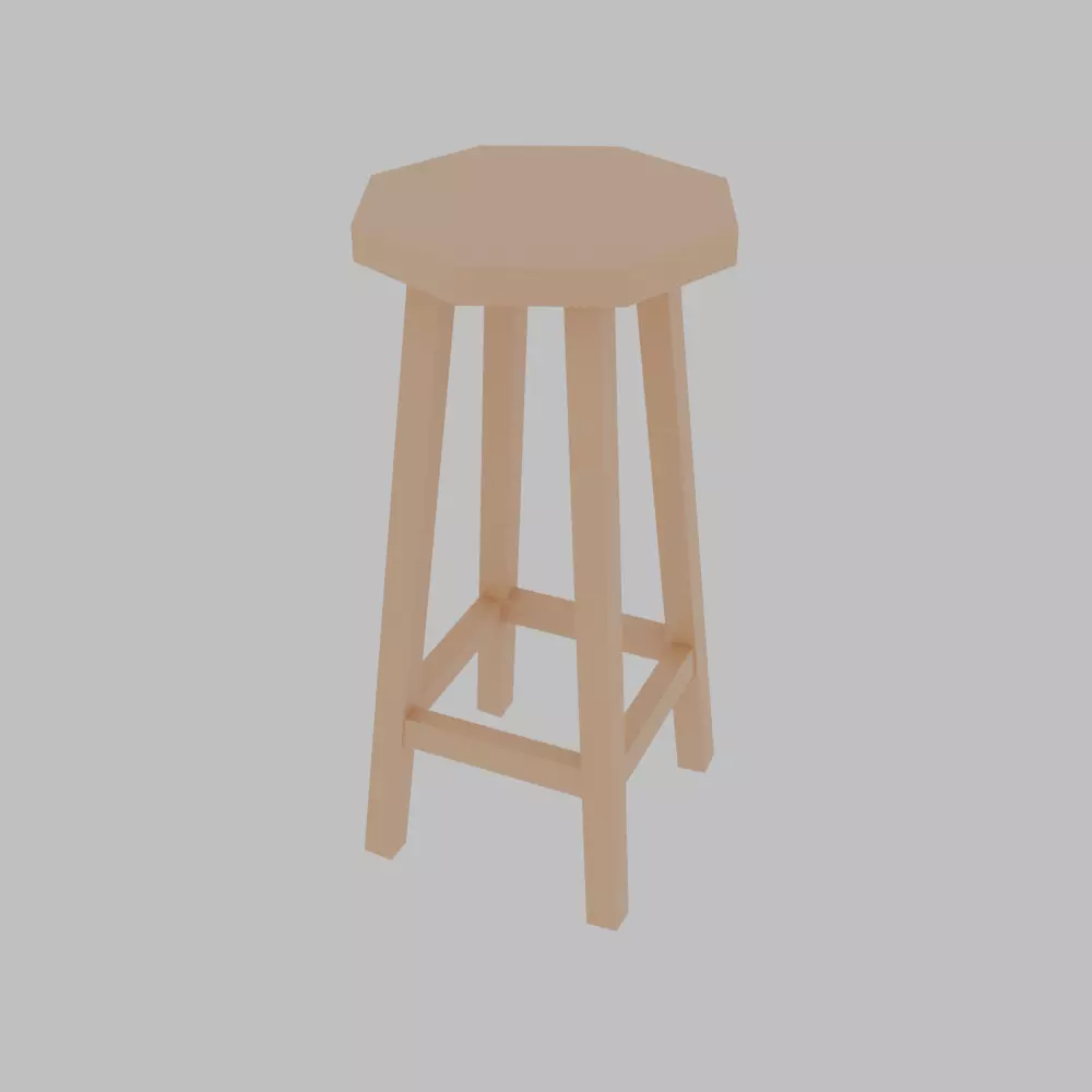 Low-Poly Cafe Asset Pack Low-poly 3D model_0