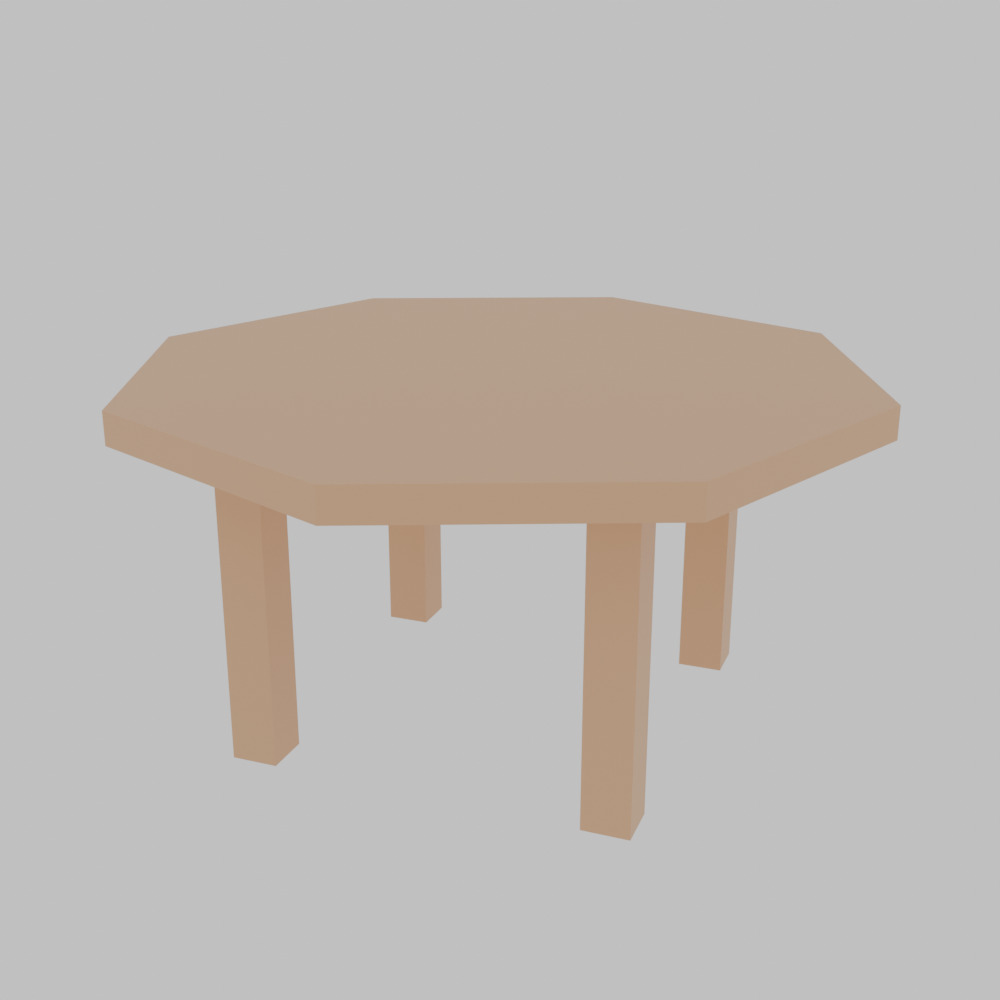 Low-Poly Cafe Asset Pack Low-poly 3D model_7